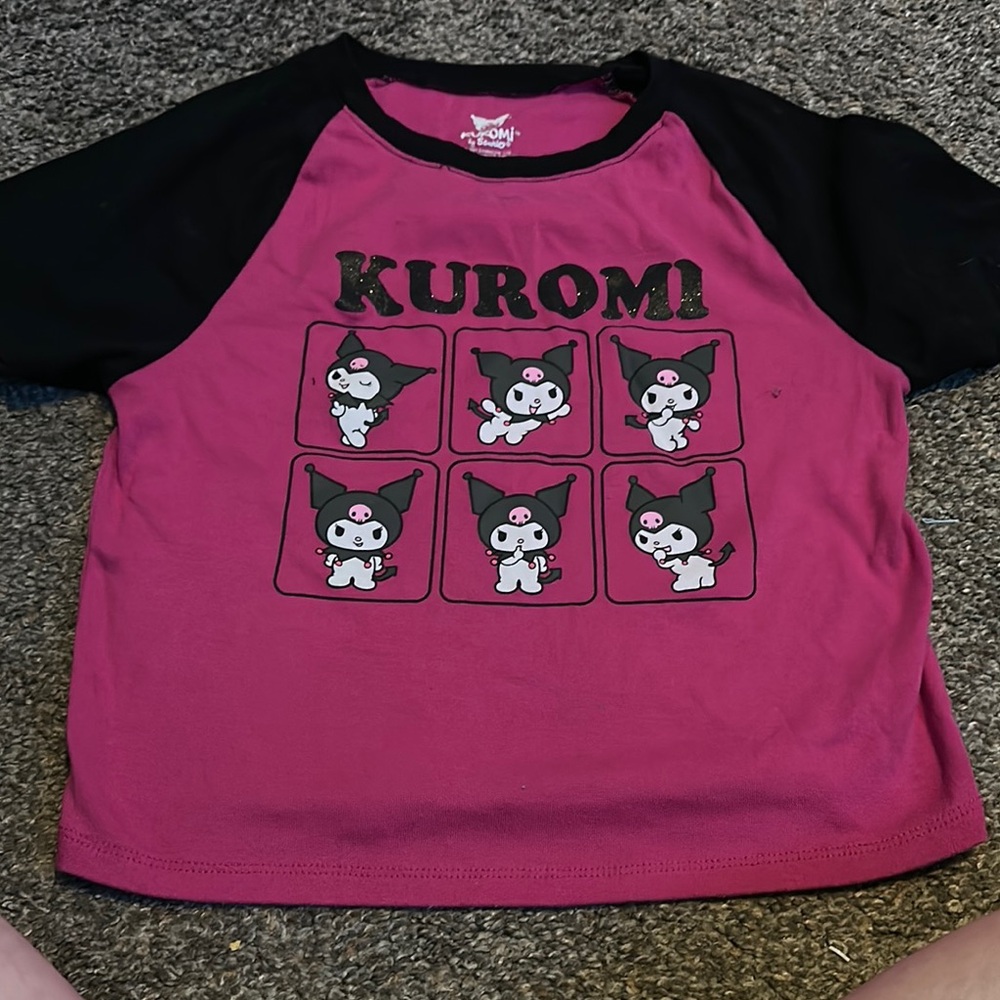 Sanrio Kuromi Shirt - Pink and Black